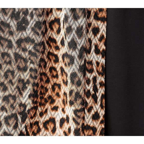 Susan Graver 3X Reg Animal Printed Novelty Knit Duster Cardigan & Tank Set NWT - Picture 3 of 4